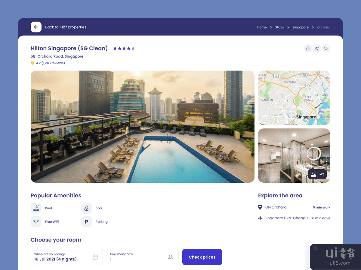 Expedia 网站重新设计概念(Expedia web redesign concept)插图