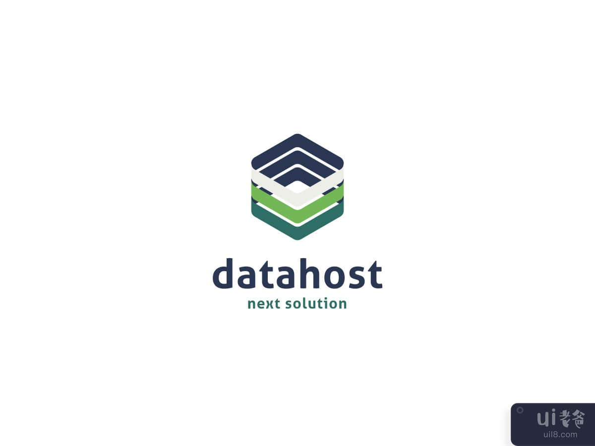 Data Host Vector Logo Design Template