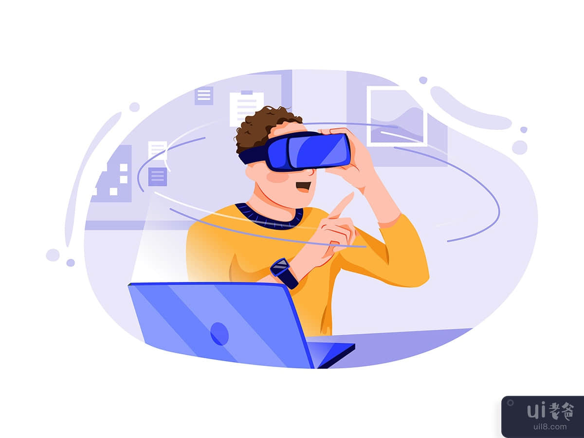 Virtual Reality Illustration