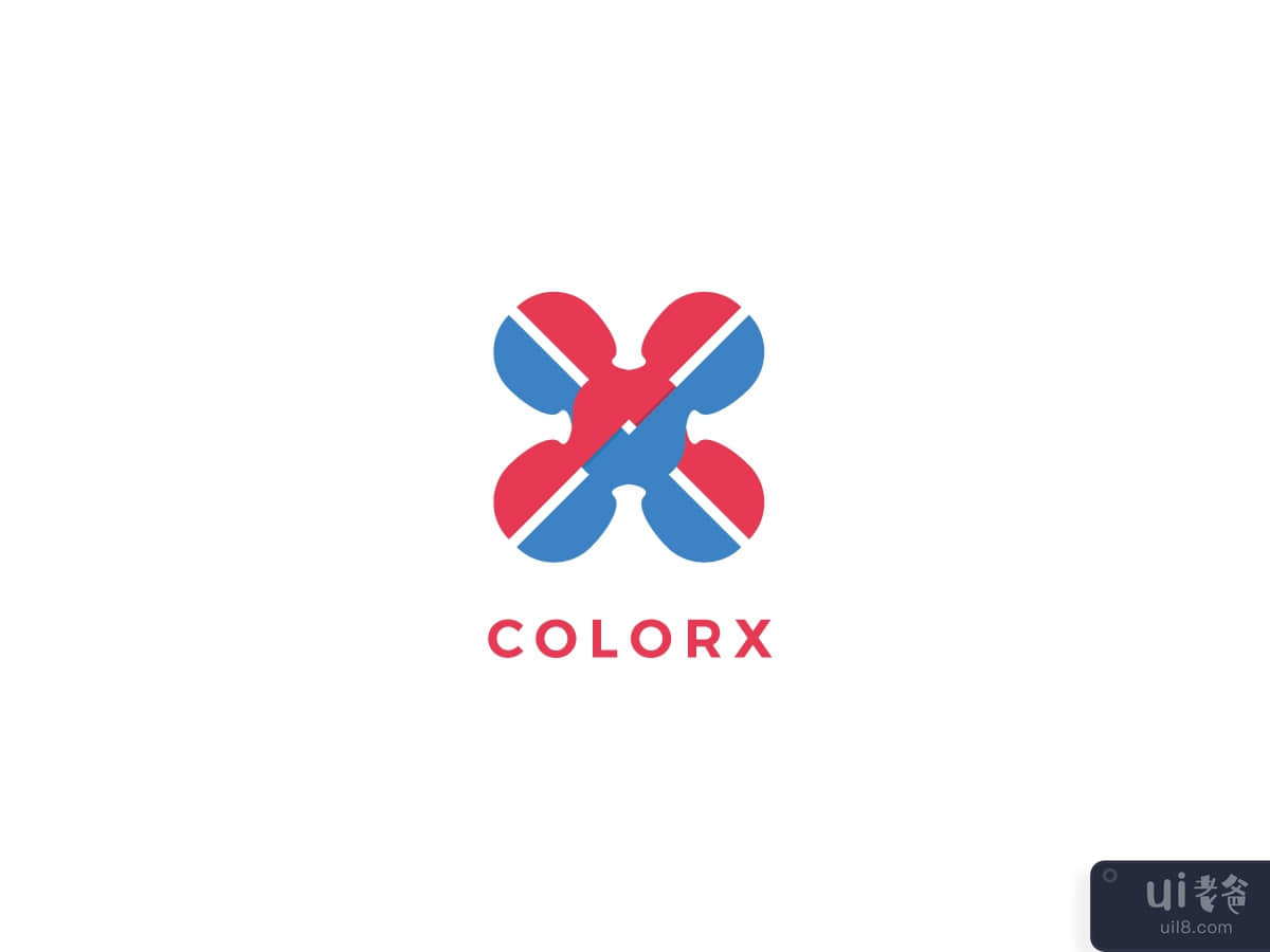 X Letter Vector Logo Design Template