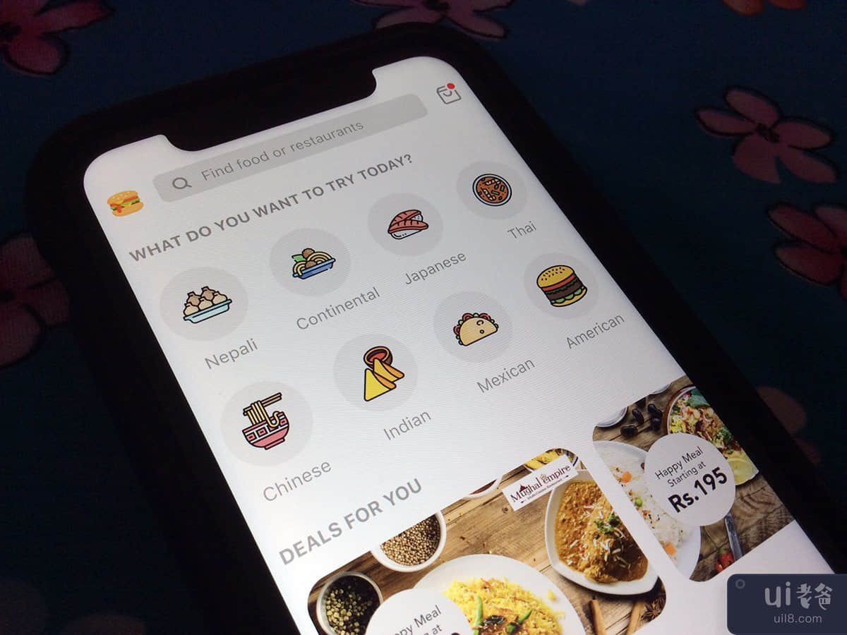 Food App 的餐厅视图(Restaurant view for Food App)插图