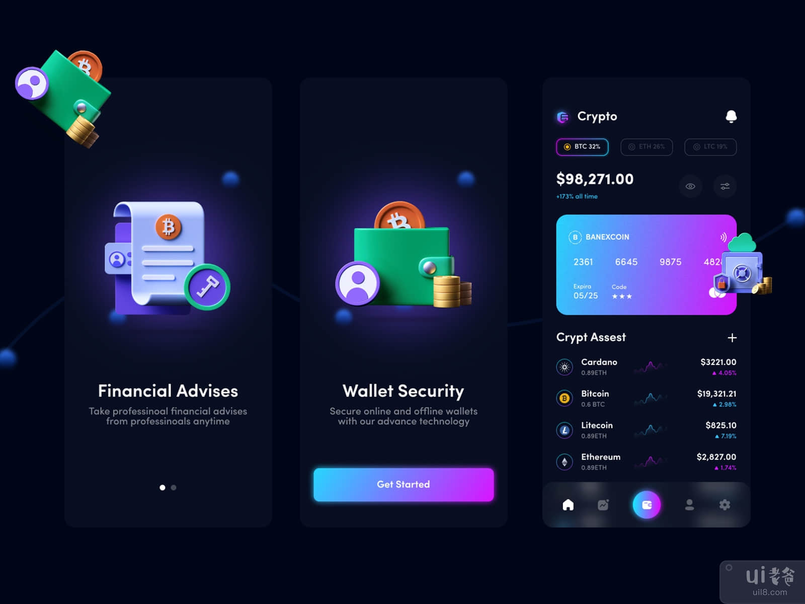 Fabulous👌 UI Designs for Terrific 💲Cryptocurrency Platform