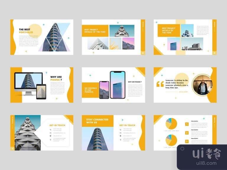 Pisang - PowerPoint演示模板(Pisang - Powerpoint Presentation Template)插图