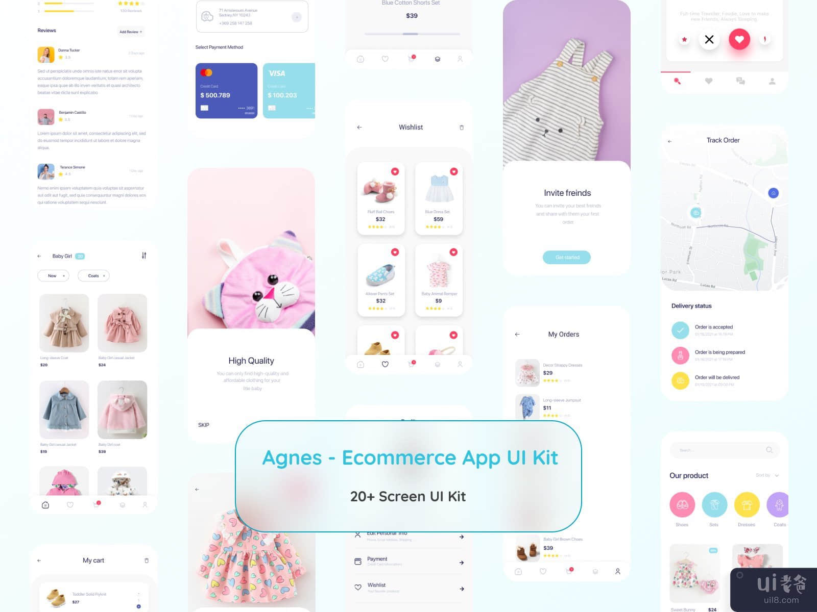 Agnes - ecommerce App UI Kit