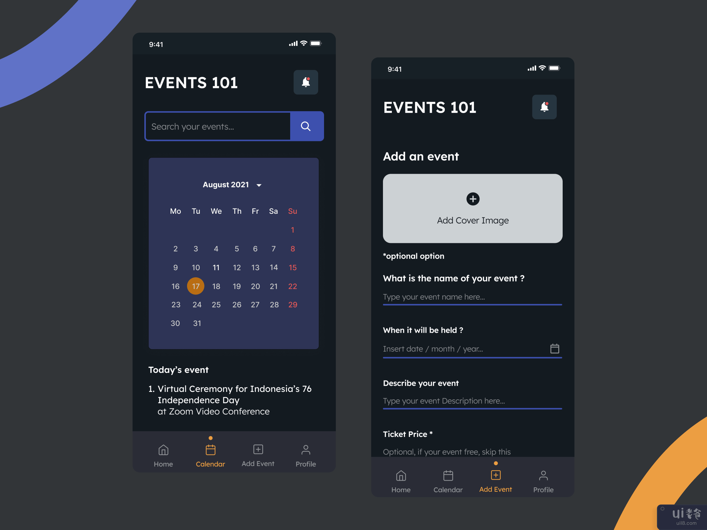 Events 101 - 事件搜索移动应用(Events 101 - an event search mobile app)插图1