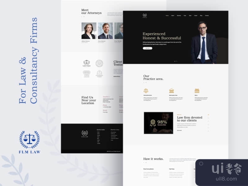 Law & Consultancy firms Website Design