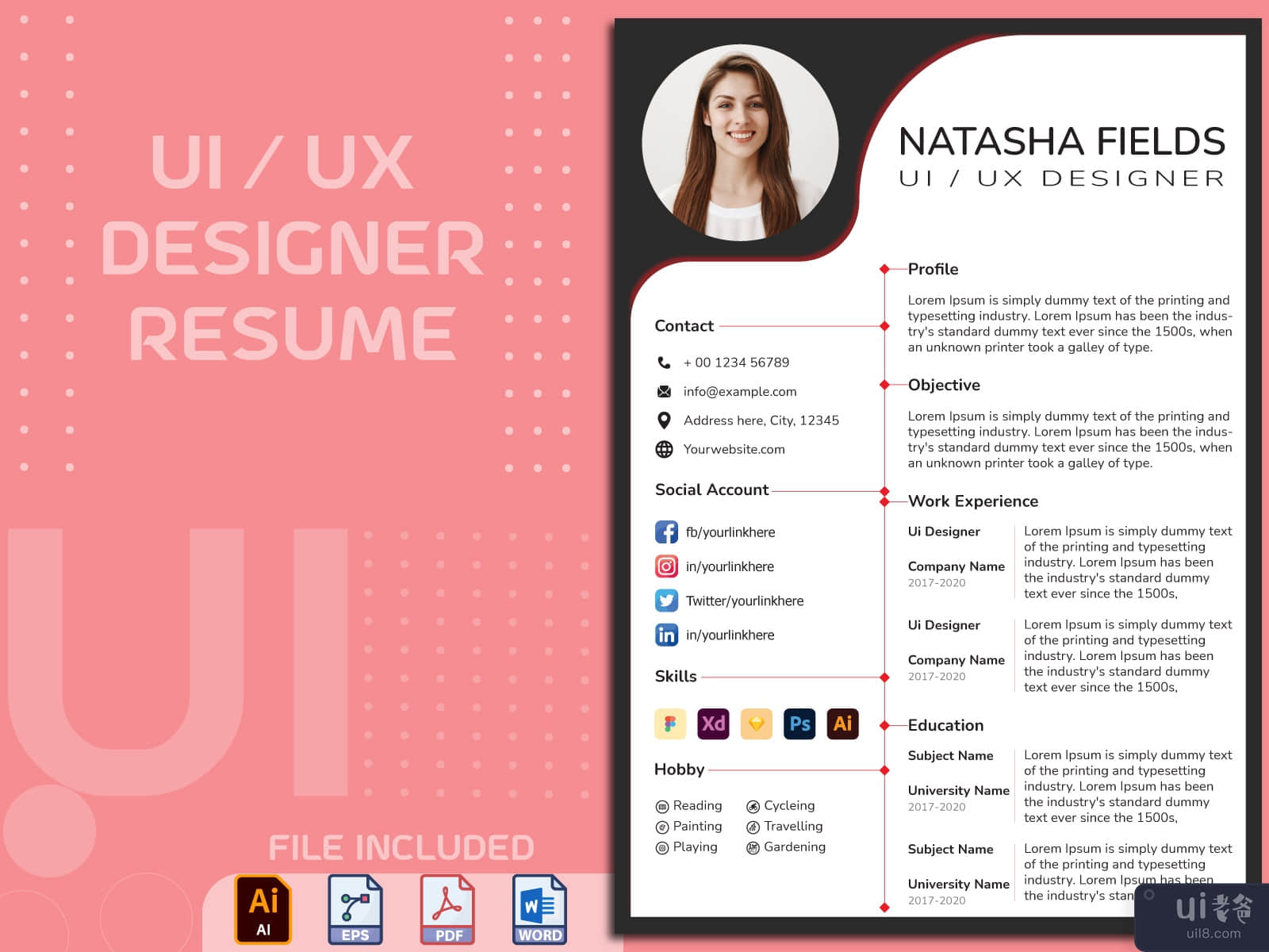 Designer Professional CV _ Resume Template
