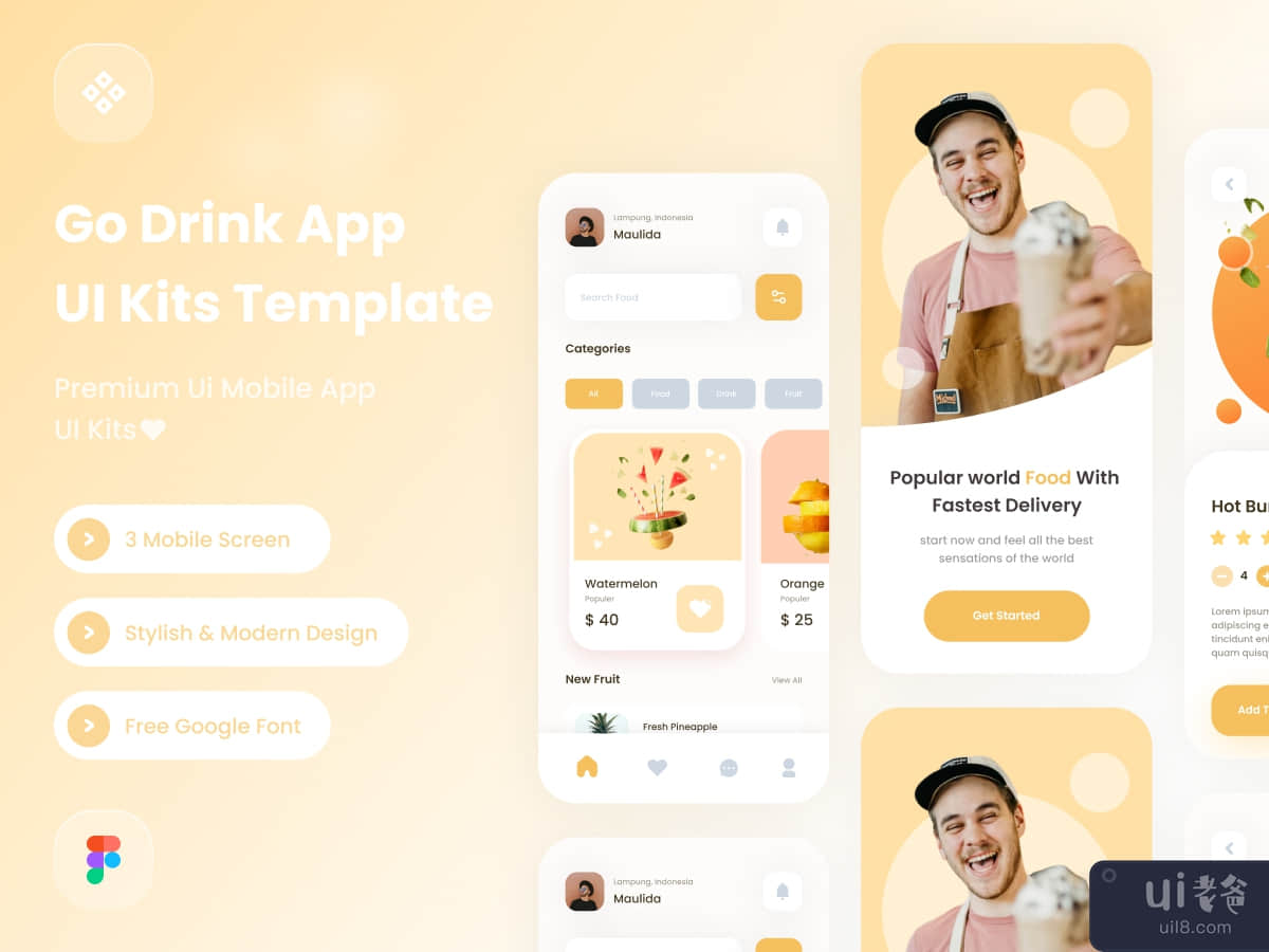 Food Mobile Apps Design 