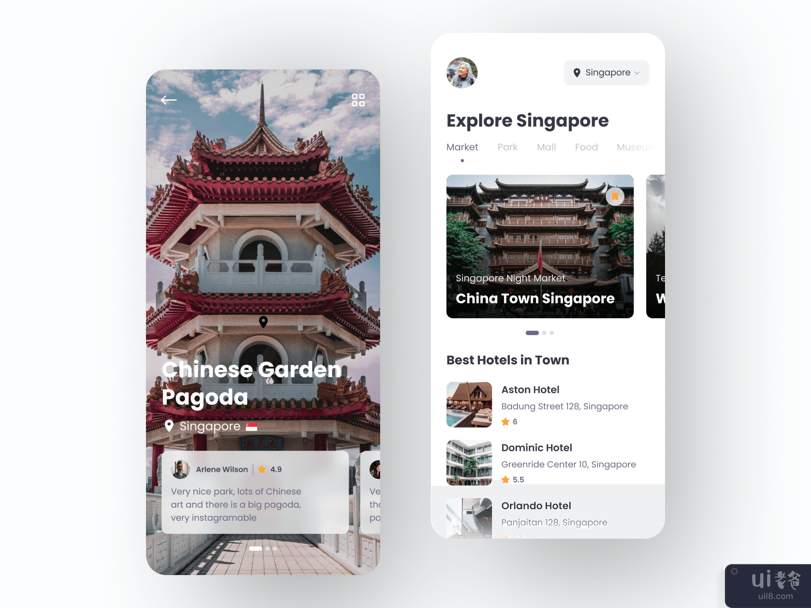 Travel App - Explore Singapore