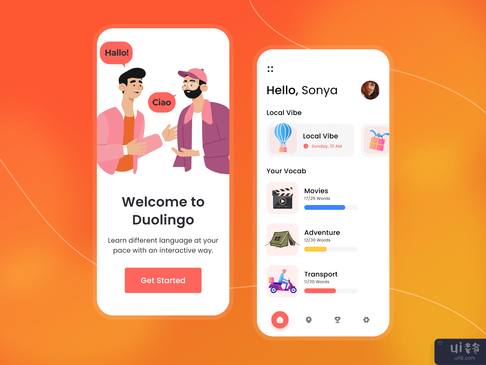 多邻国应用重新设计挑战(Duolingo App Redesign Challenge)插图
