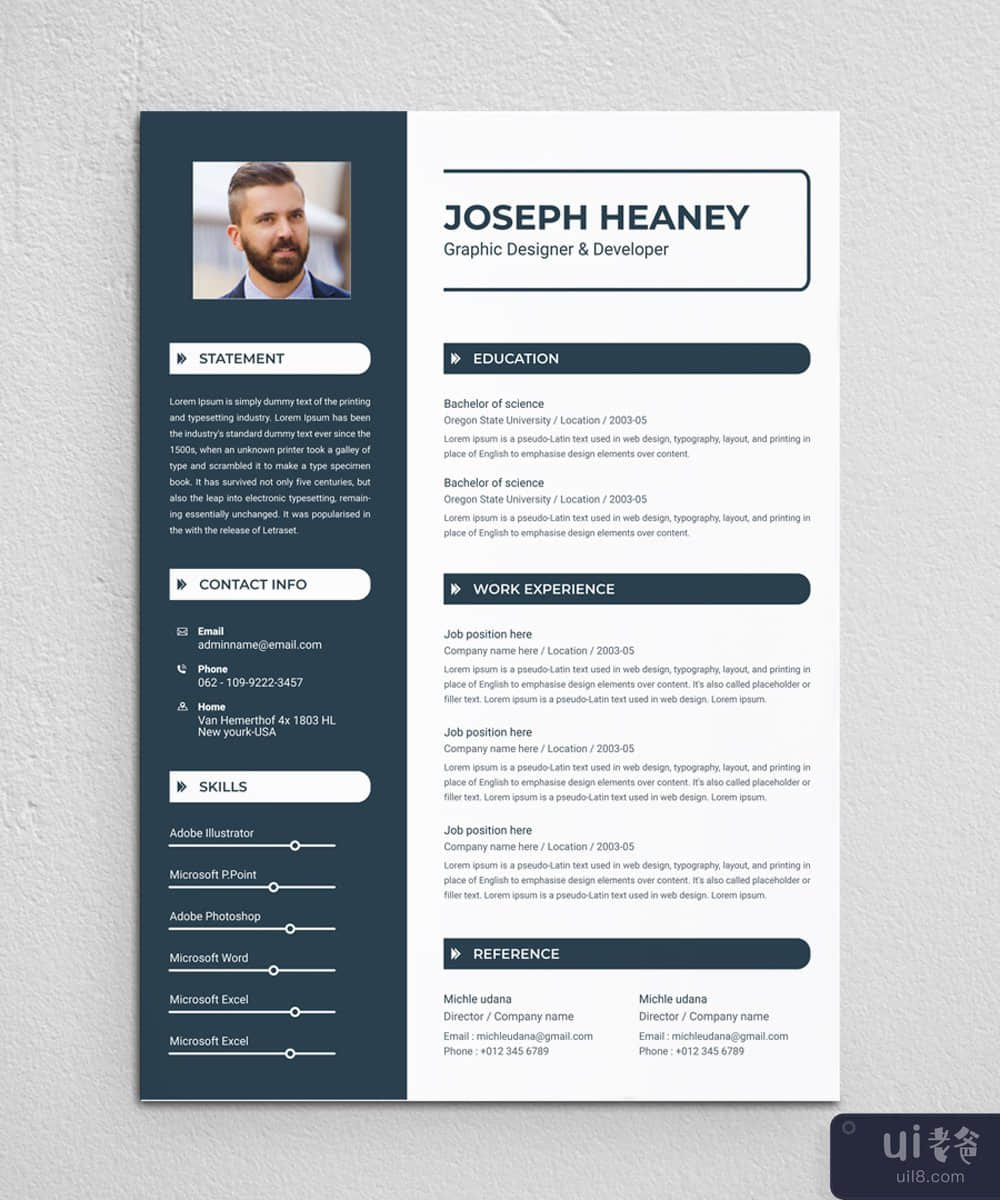 简历模板(Resume Template)插图1