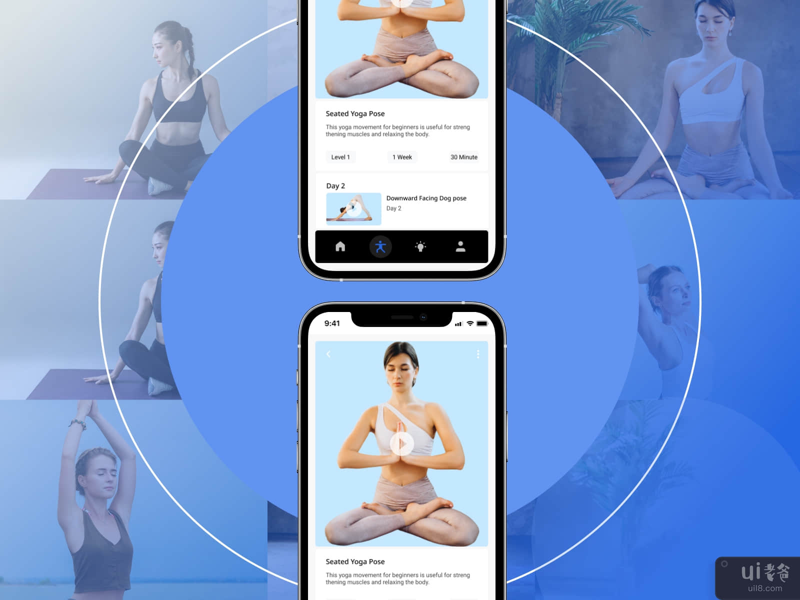 YOGA Apps ui 套件(YOGA  Apps  ui kits)插图