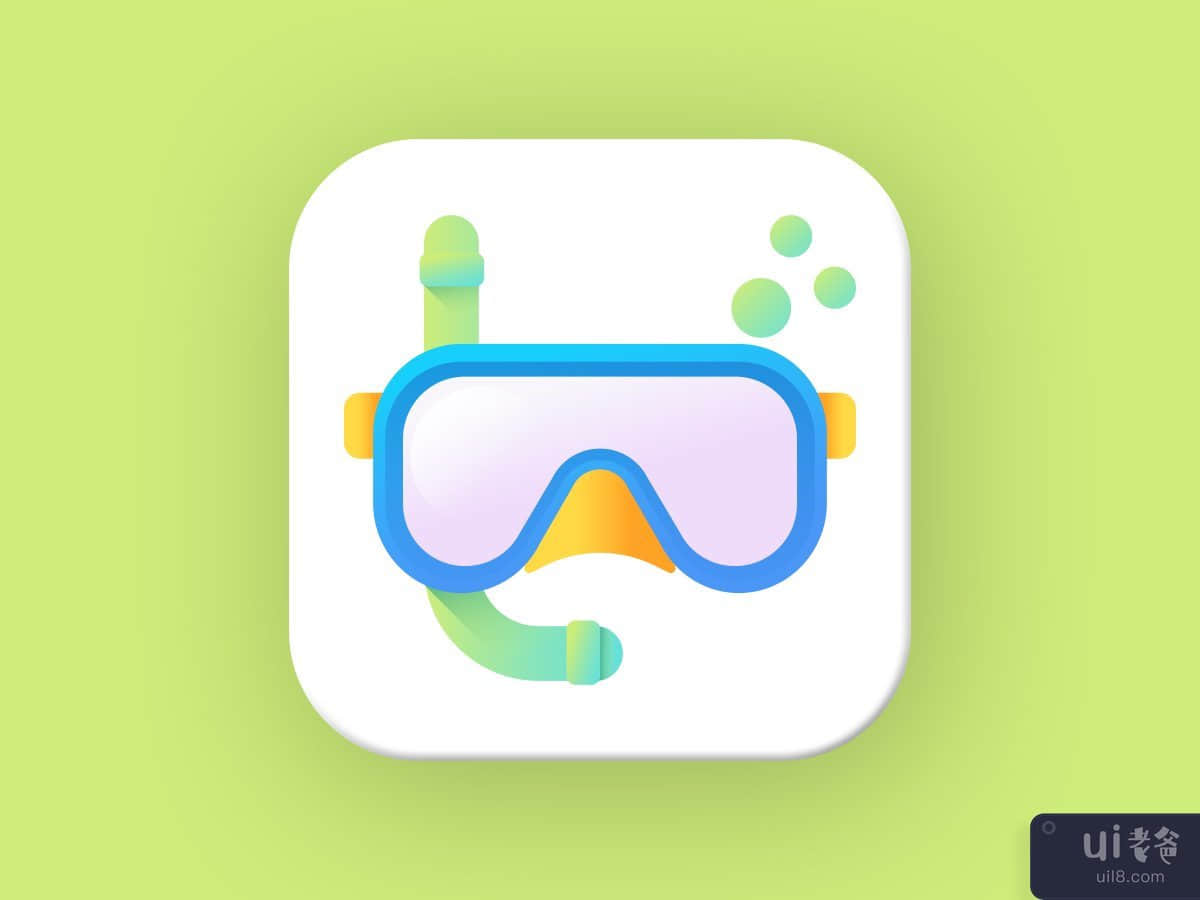 浮潜标志(Snorkel Logo)插图3