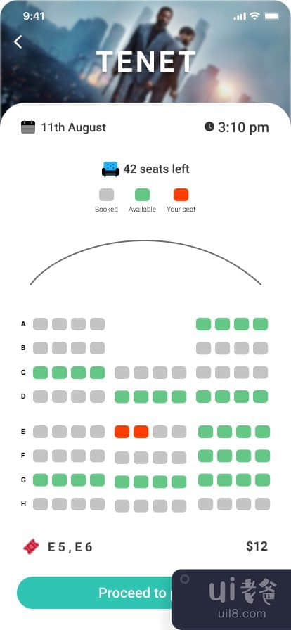 电影票预订应用程序(Movie ticket booking app)插图