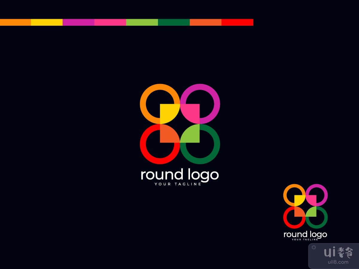 圆形标志(Round Logo)插图
