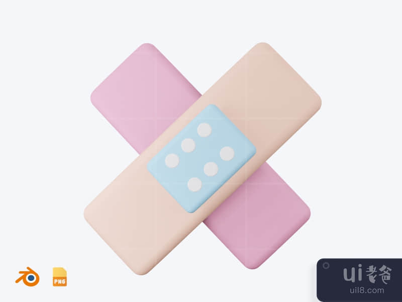 Bandage - 3D Medical Health icon pack (front)
