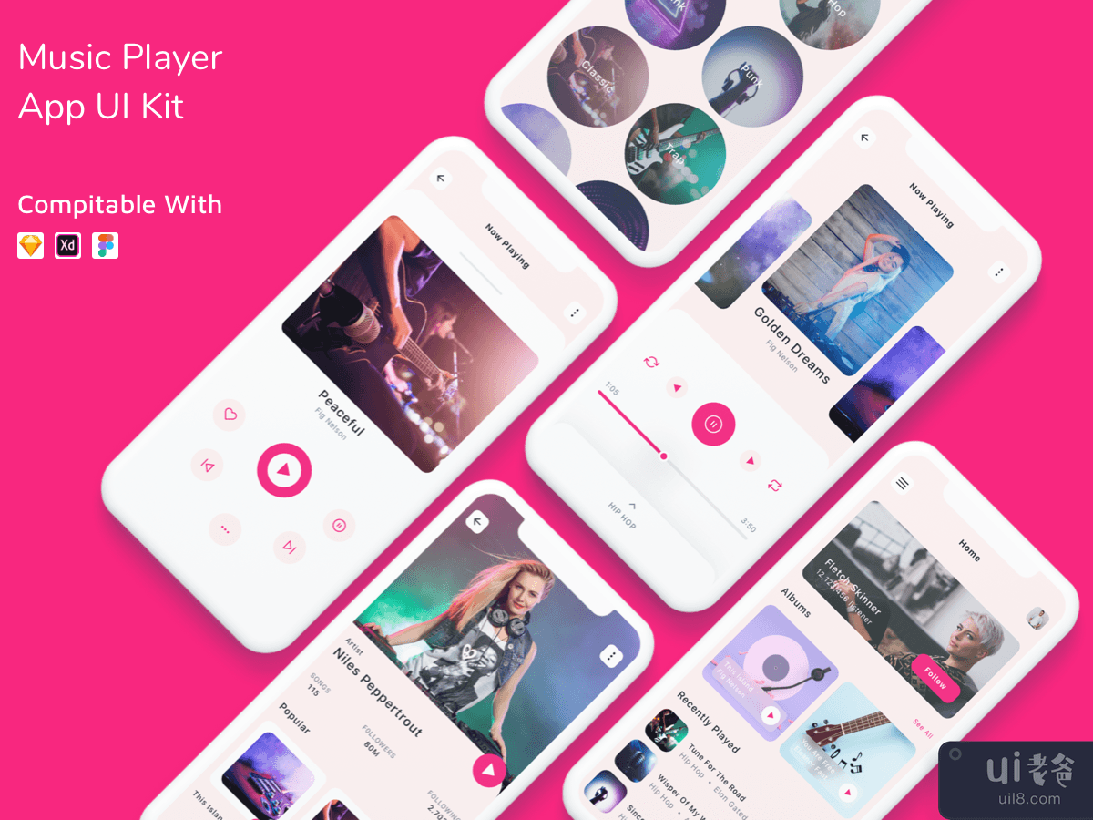 Music Player App UI Kit