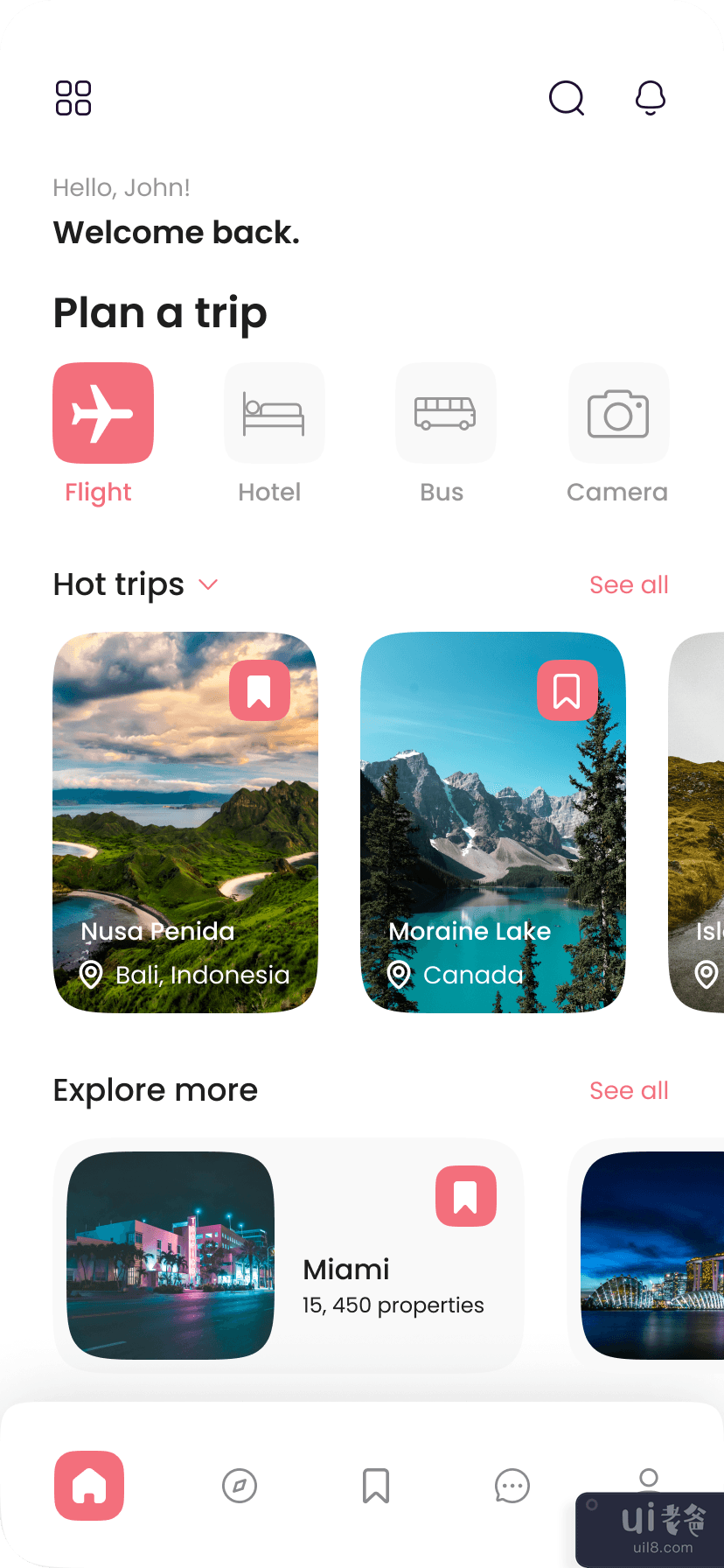 旅游服务 - 手机应用程式(Travel service - Mobile App)插图1