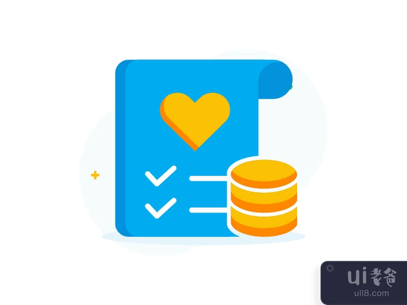 Top up flat icon