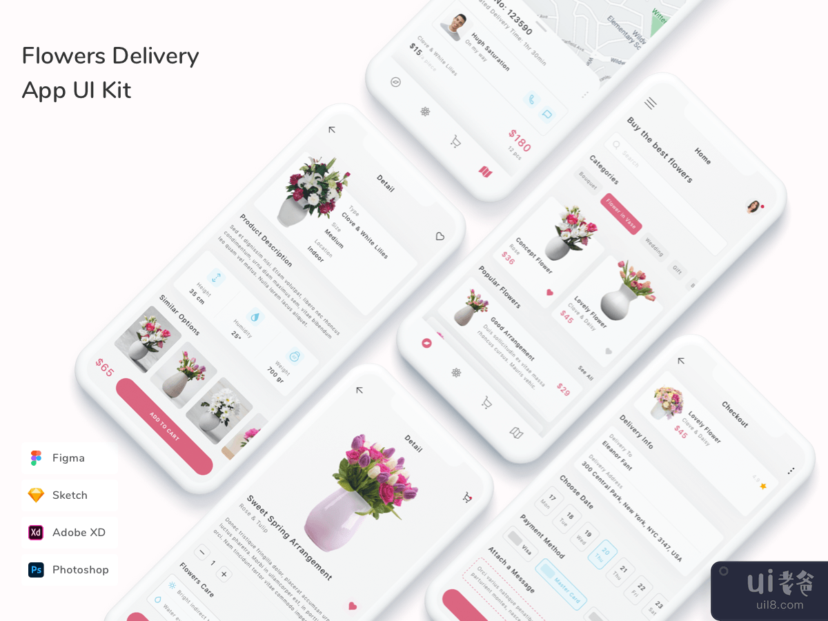 Flowers Delivery App UI Kit