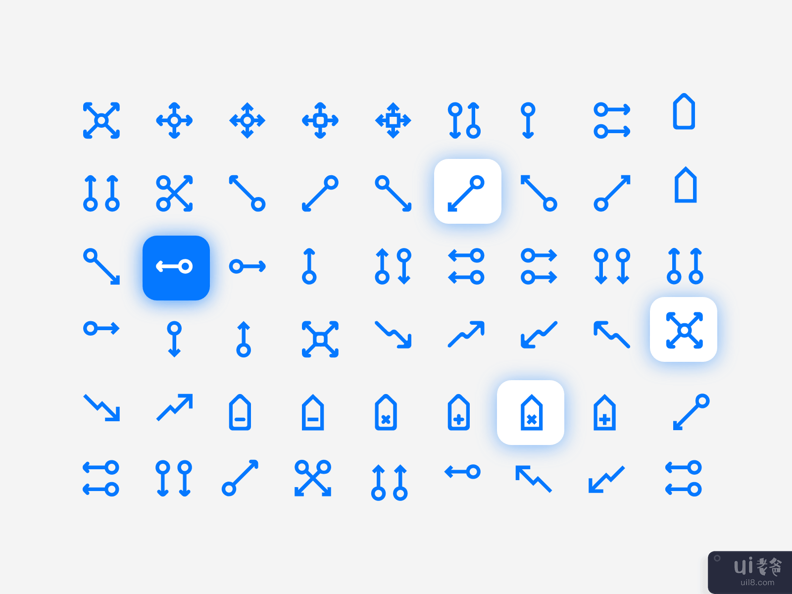 高级图标集包 v5-品牌标志图标集(Premium Icon Set Pack v5- Brand Logo Icon Set)插图