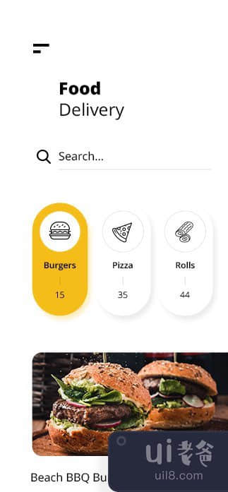送餐应用程序用户界面(Food Delivery App UI)插图1