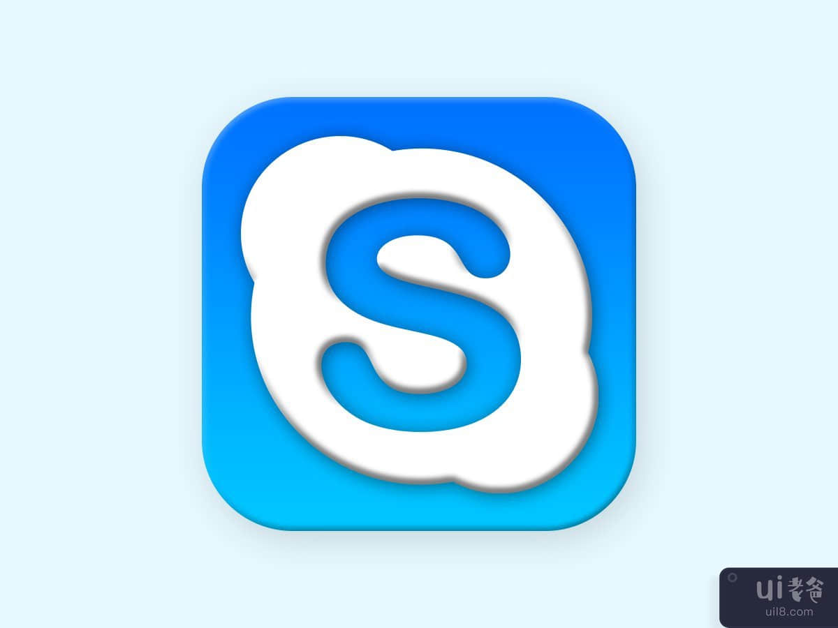 Skype 徽标(Skype Logo)插图3