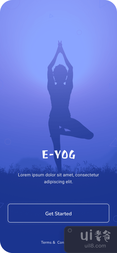 瑜伽移动应用程序设计(Yoga Mobile Apps Design)插图2