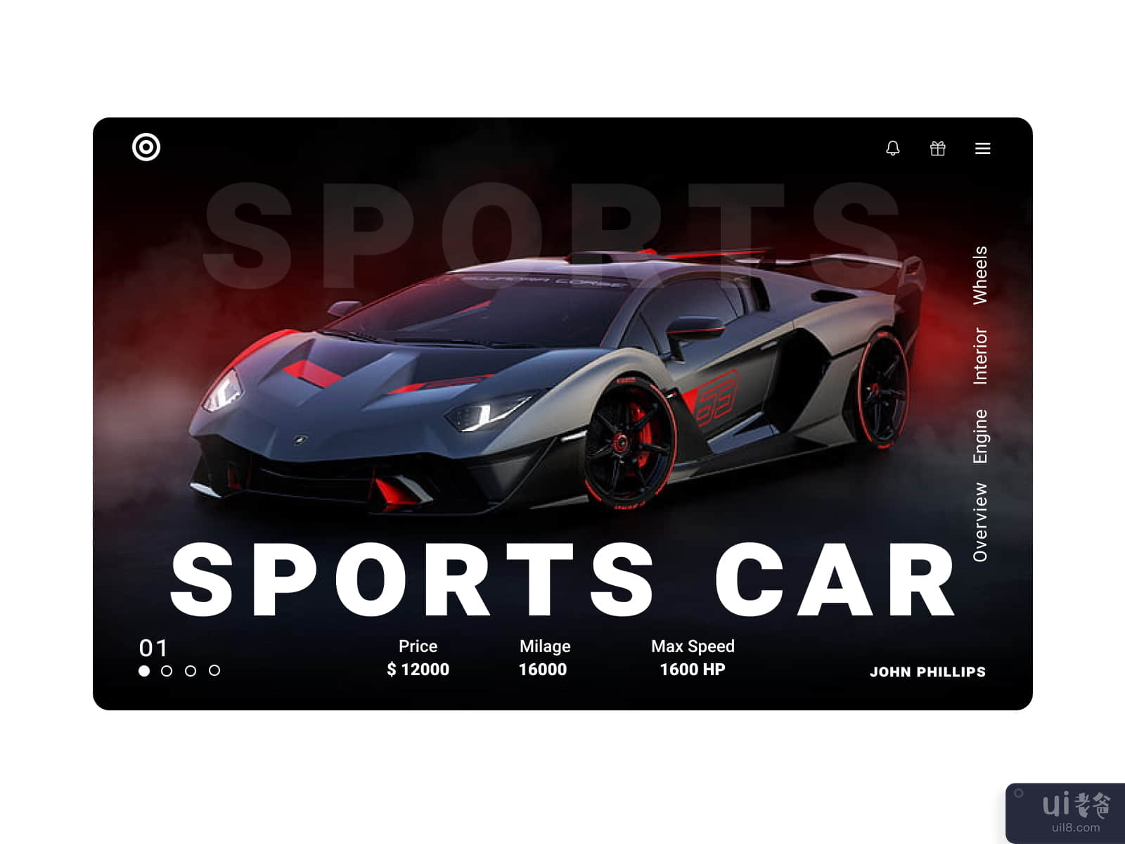 跑车-卖卡-Ui(Sports-Car-Sell-Card-Ui)插图