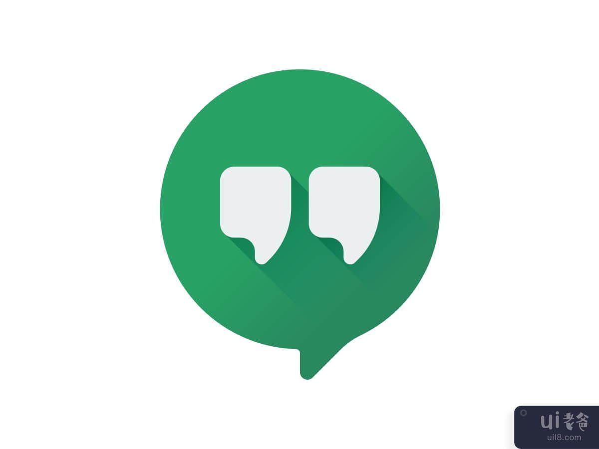 Google 环聊徽标(Google Hangouts Logo)插图