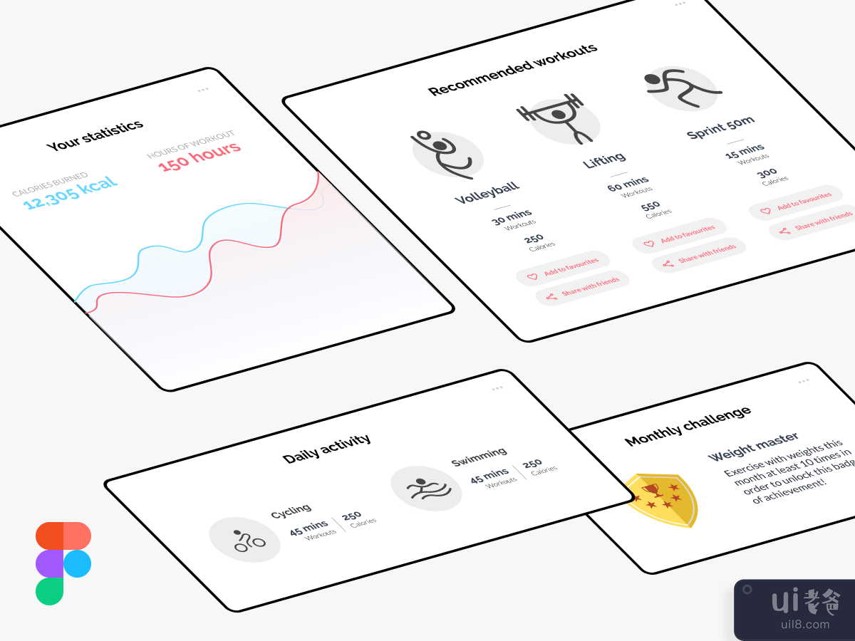 Workout Training UI Components