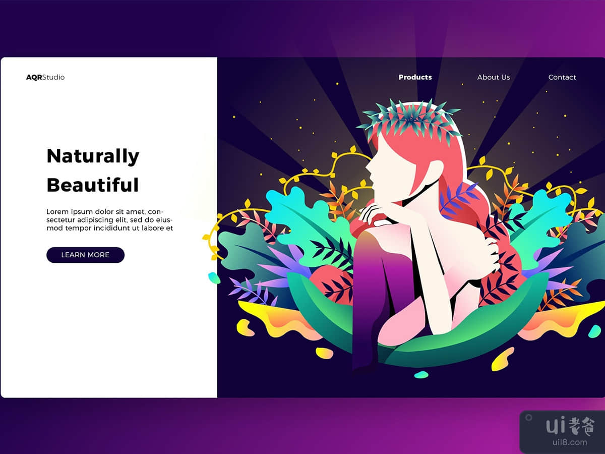 Beauty - Banner & Landing Page