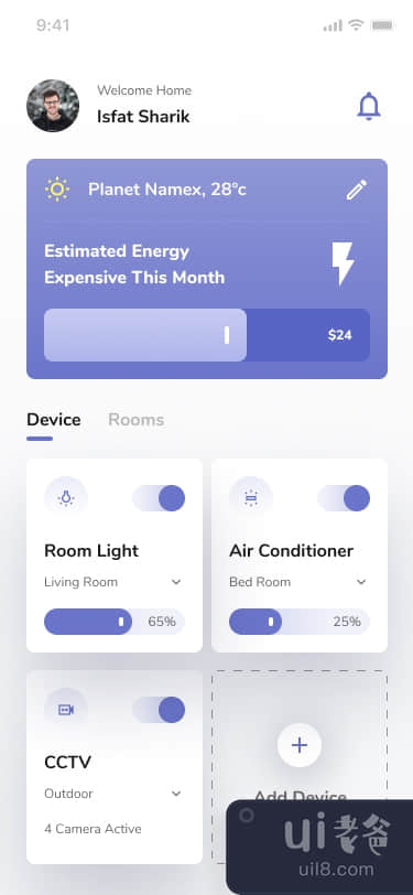 智能家居控制器移动应用(Smart Home Controller Mobile App)插图