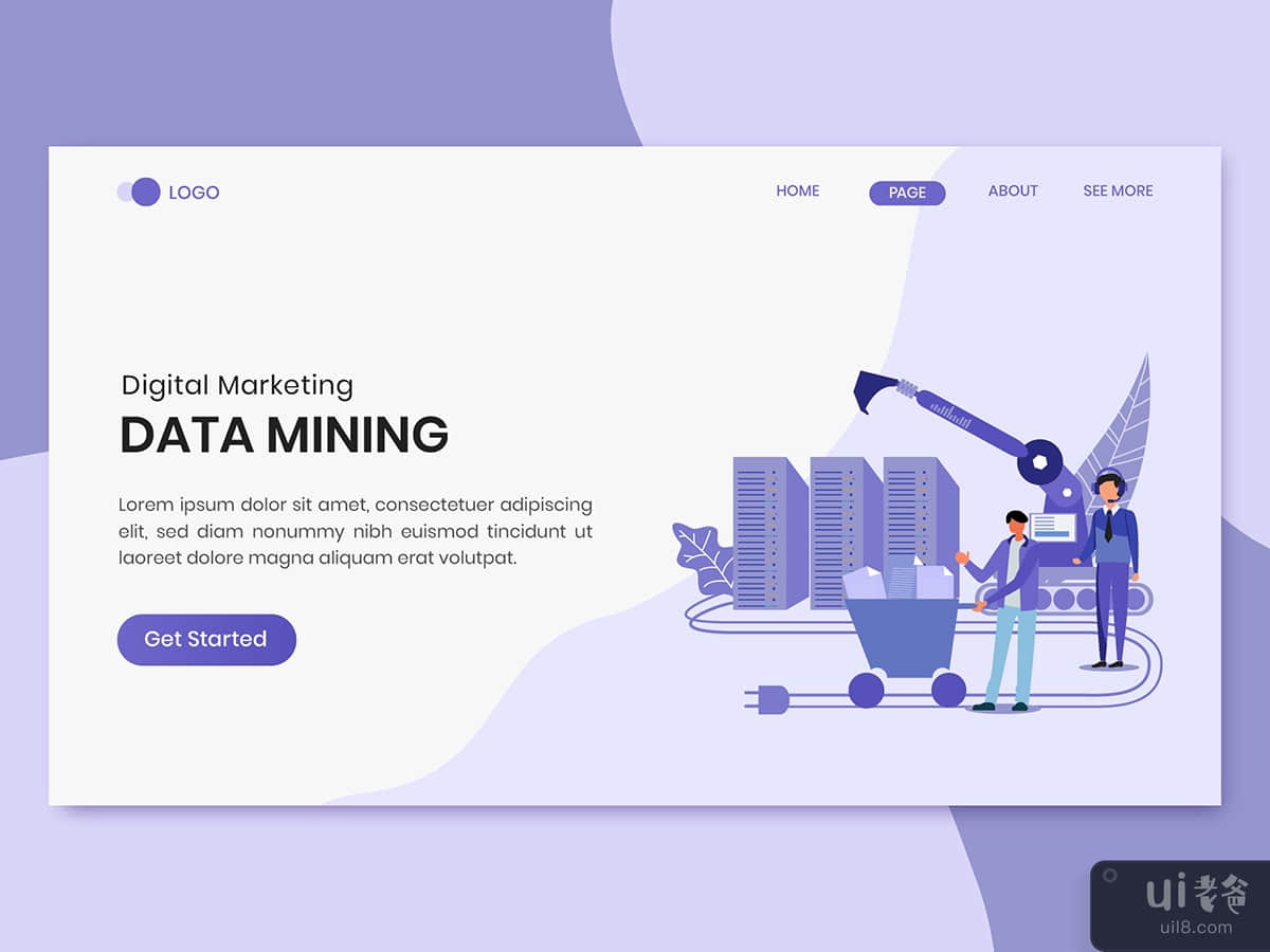 Data Mining Marketing Landing Page