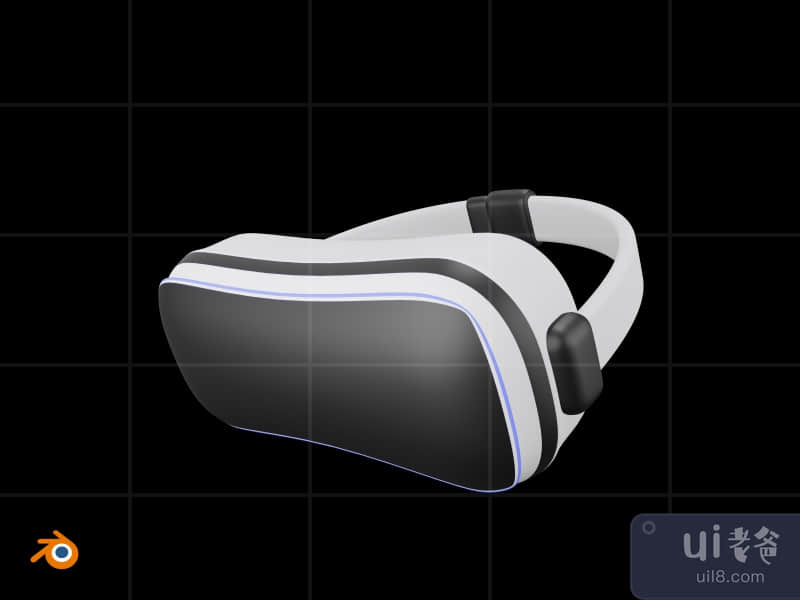 Virtual Reality - 3D Futuristic game device