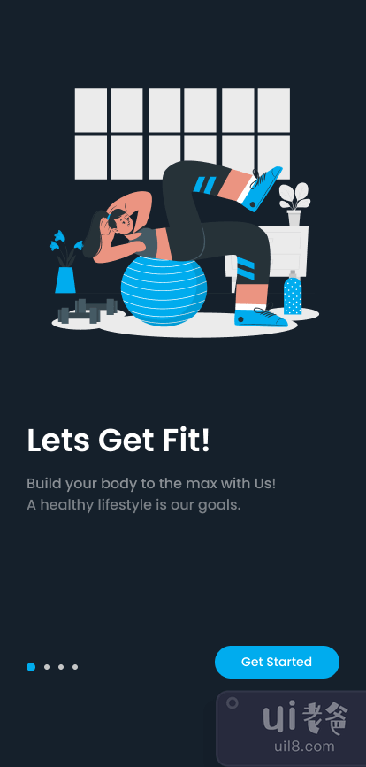 健身 UI 概念(Fitness UI Concept)插图2