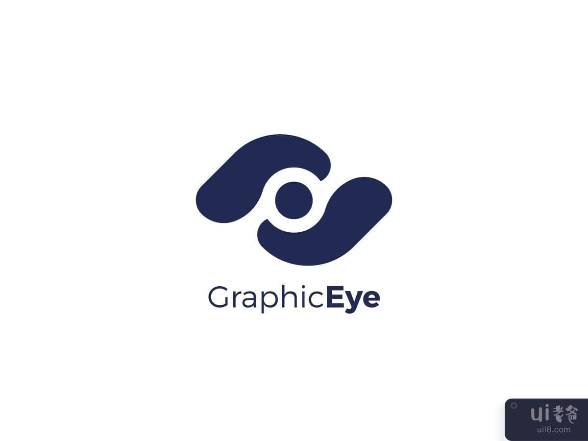 Graphic Eye Vector Logo Design Template