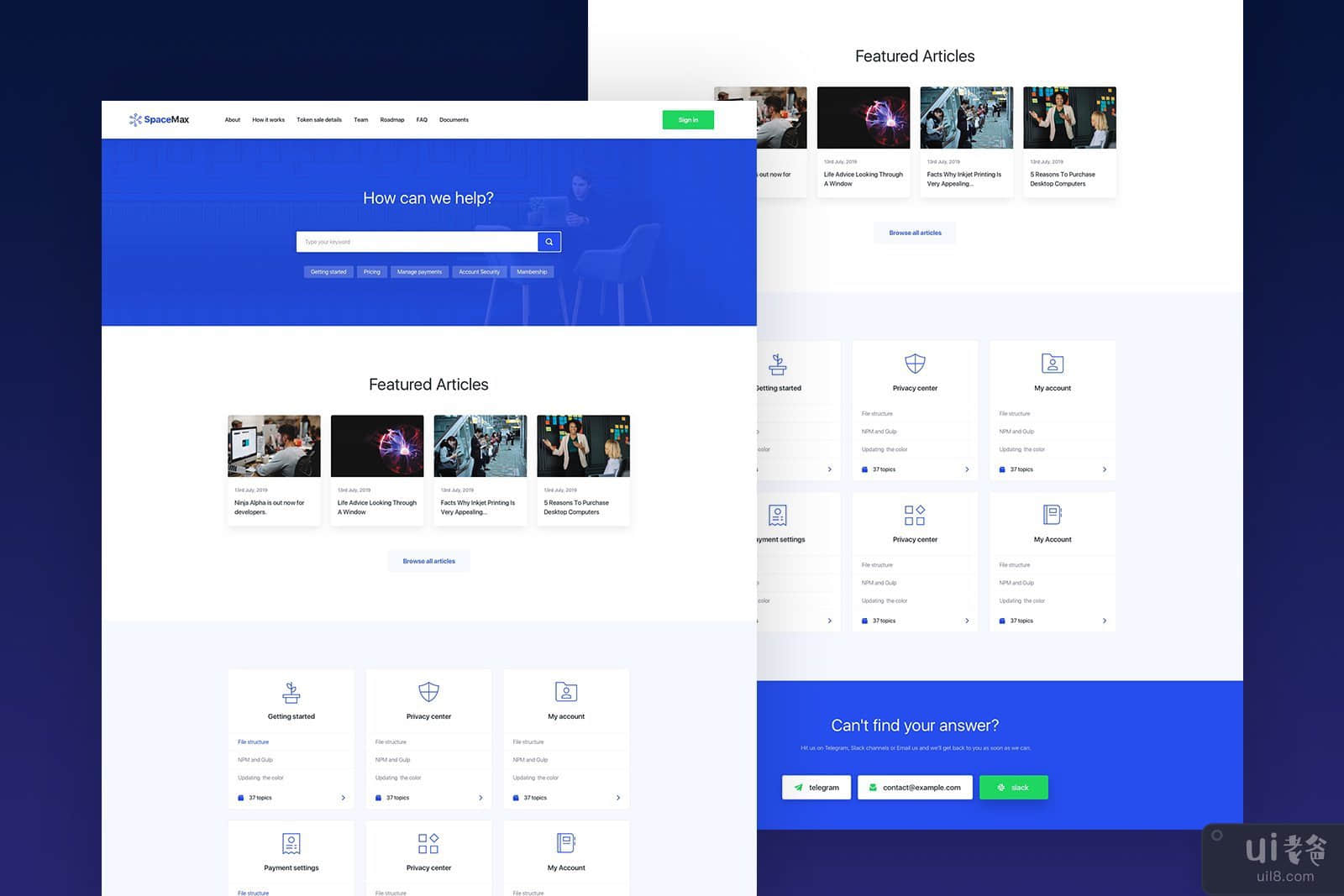 SpaceMax - 多用途 HTML 登陆页面(SpaceMax - Multipurpose HTML Landing page)插图1