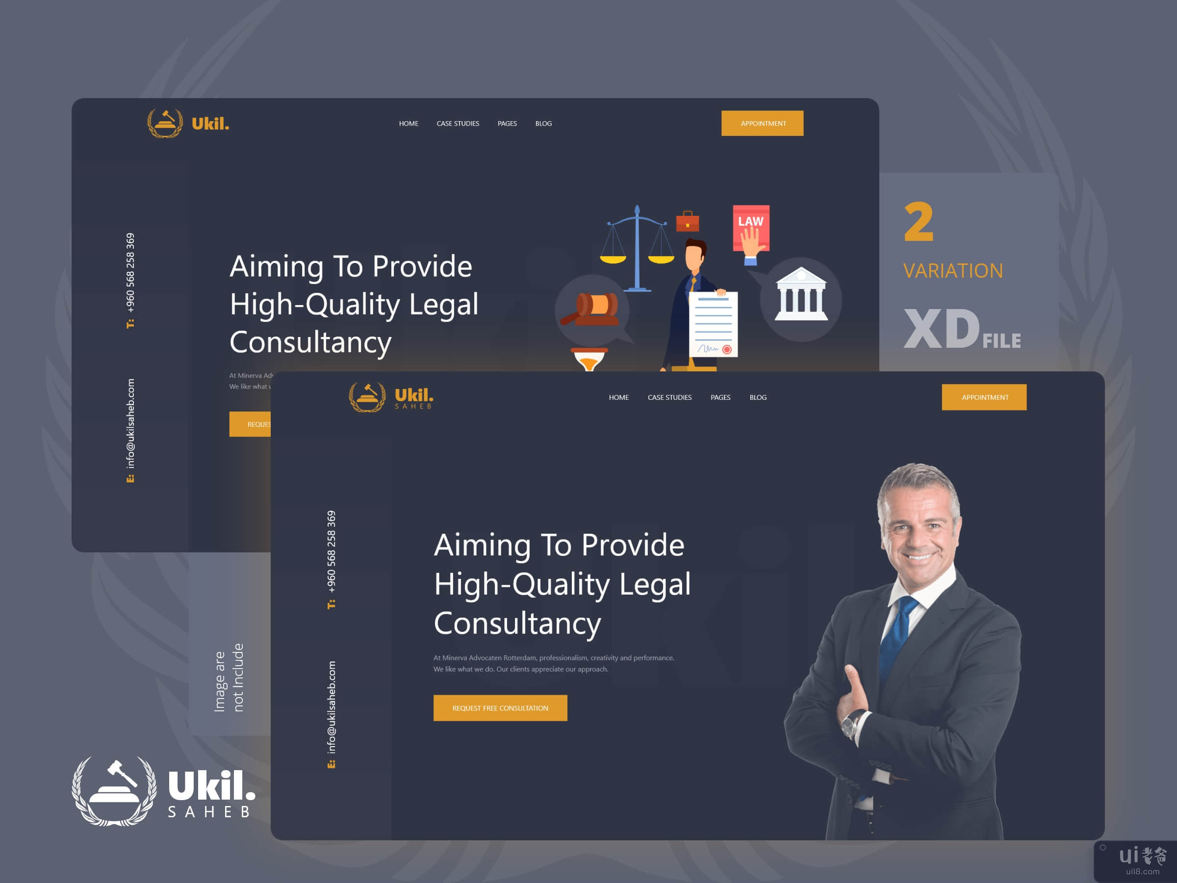 数字律师网站横幅(Digital Lawyer Website Banner)插图2