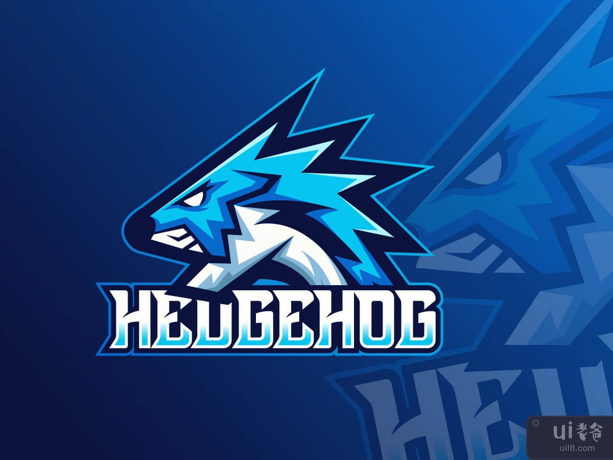 Hedgehog Esport Mascot Logo