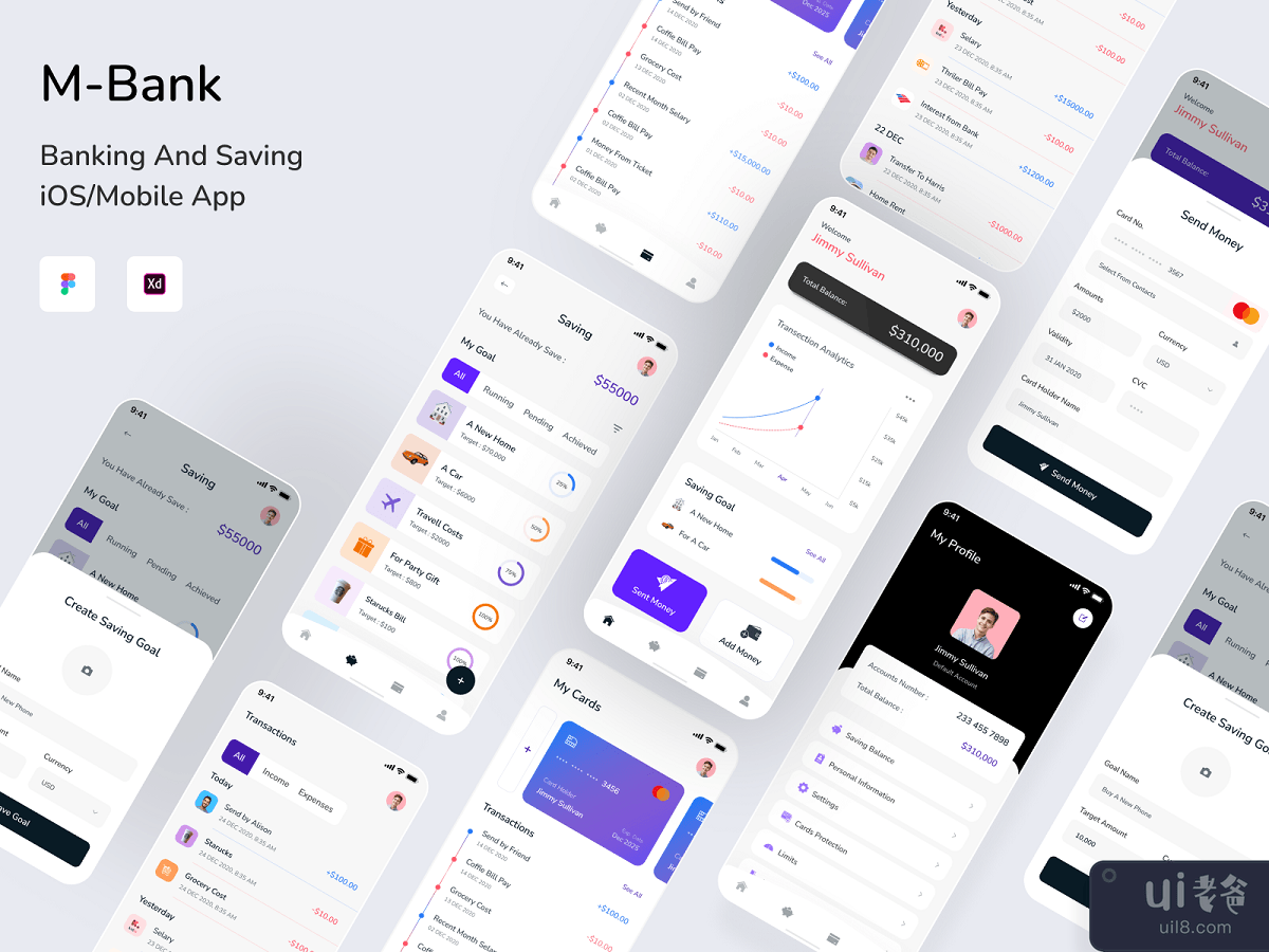 M-Bank : Banking And Saving iOS_Mobile App