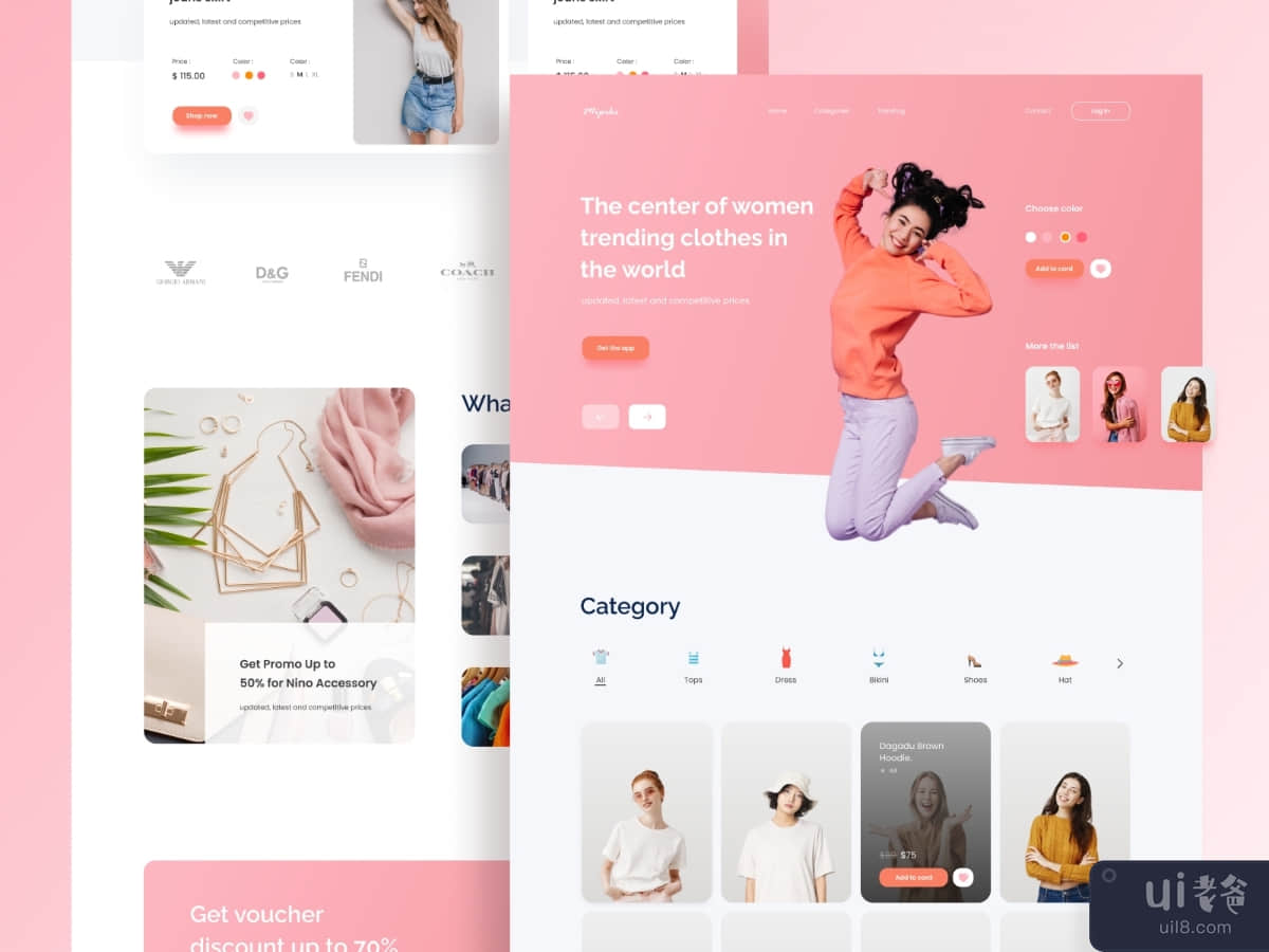 Online Shop Landing Page