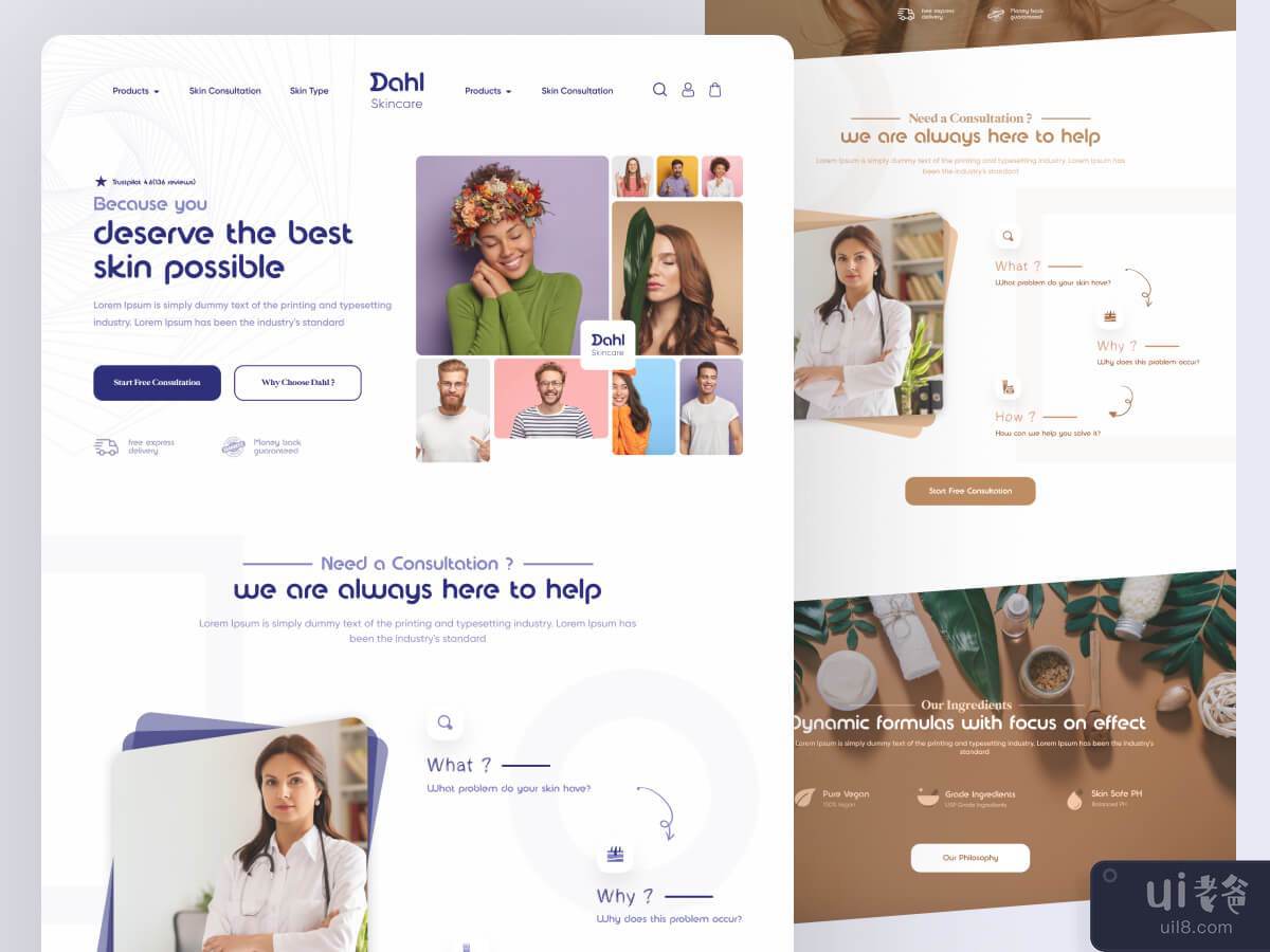 护肤登陆页面(Skincare Landing Pages)插图5