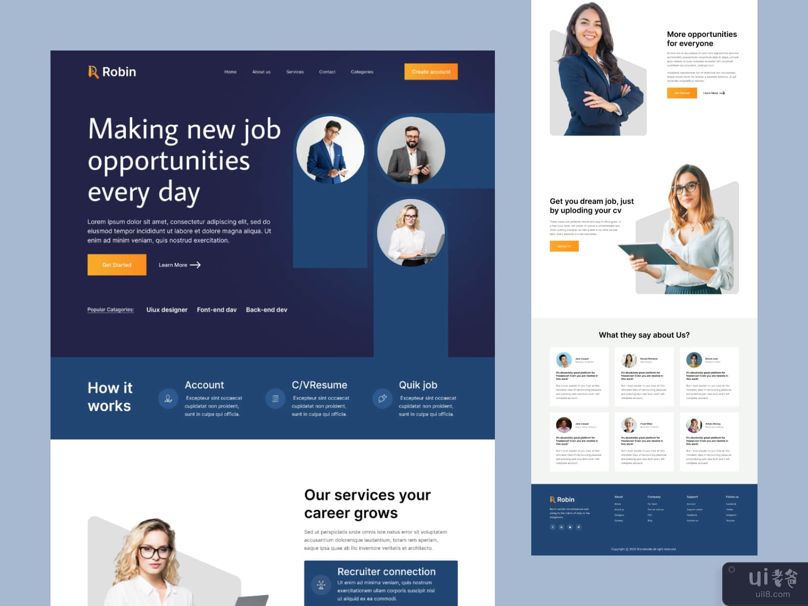 工作门户网站(Job Portal Website)插图