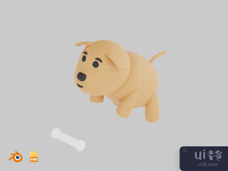 Dog - Cute 3D Animal