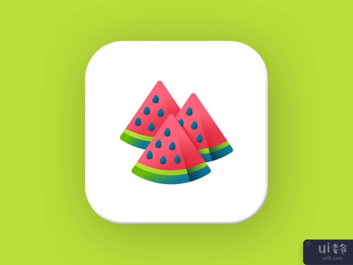 西瓜标志(Watermelon Logo)插图1