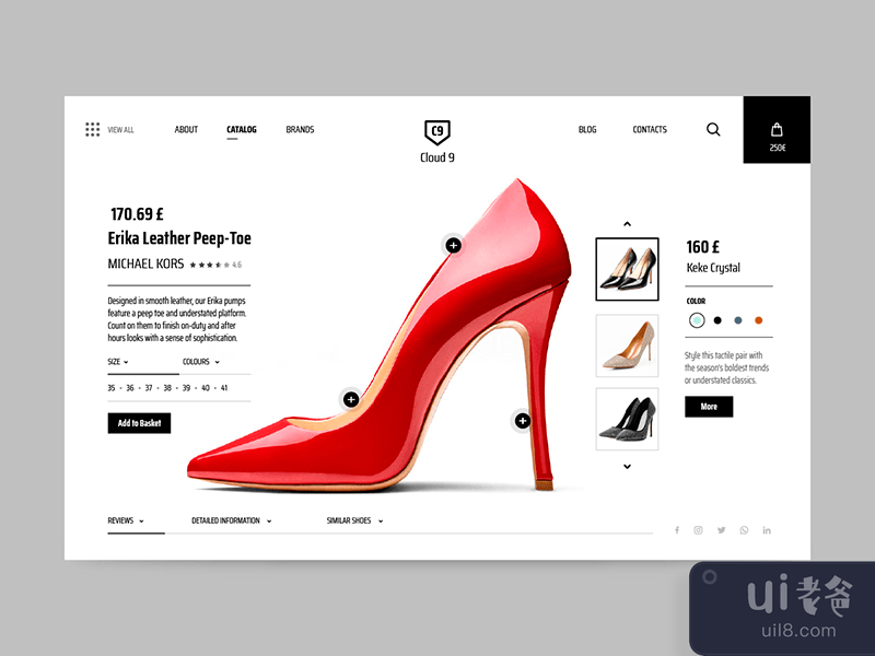 Woman Shoes - Product Page