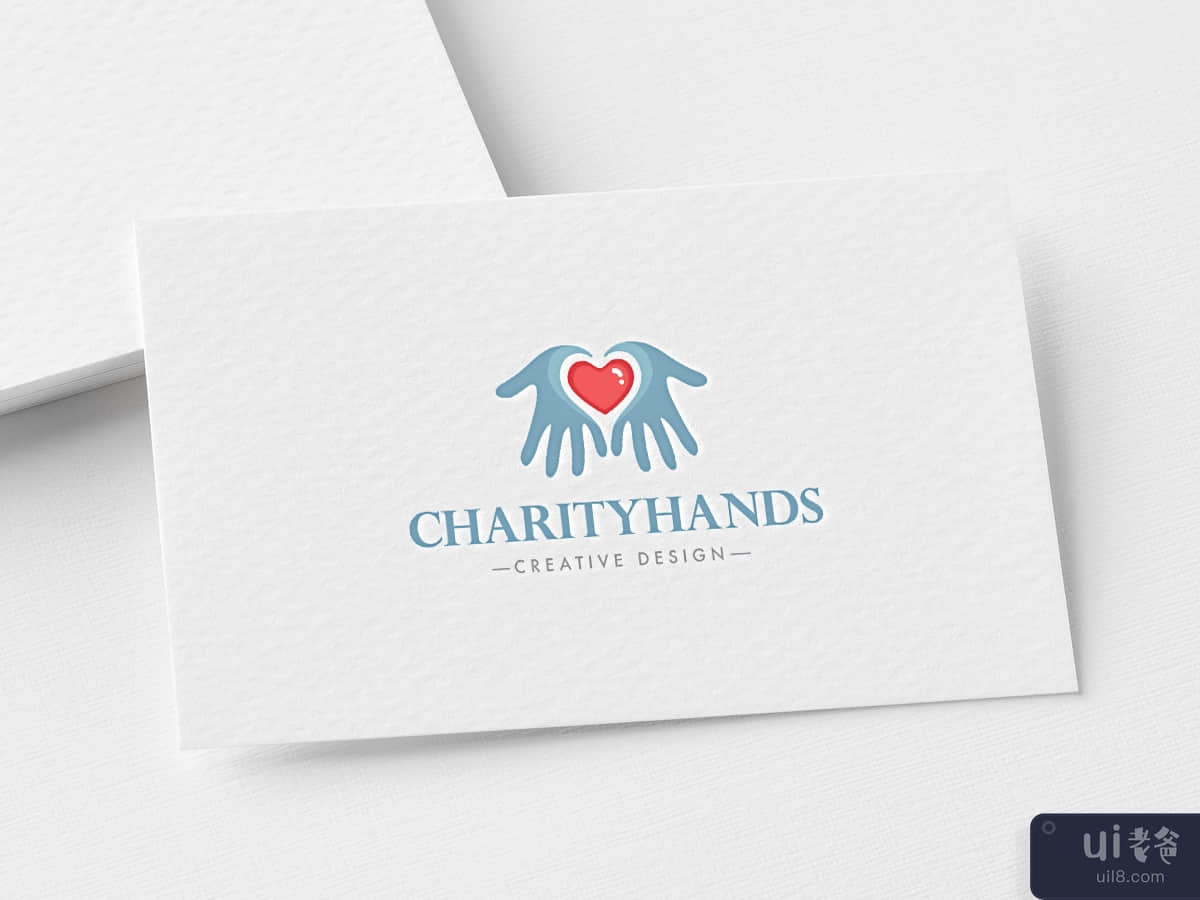 Charity Hands Logo Template