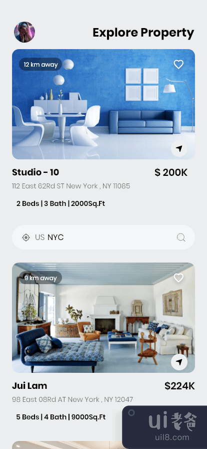 房地产应用(Real Estate app)插图