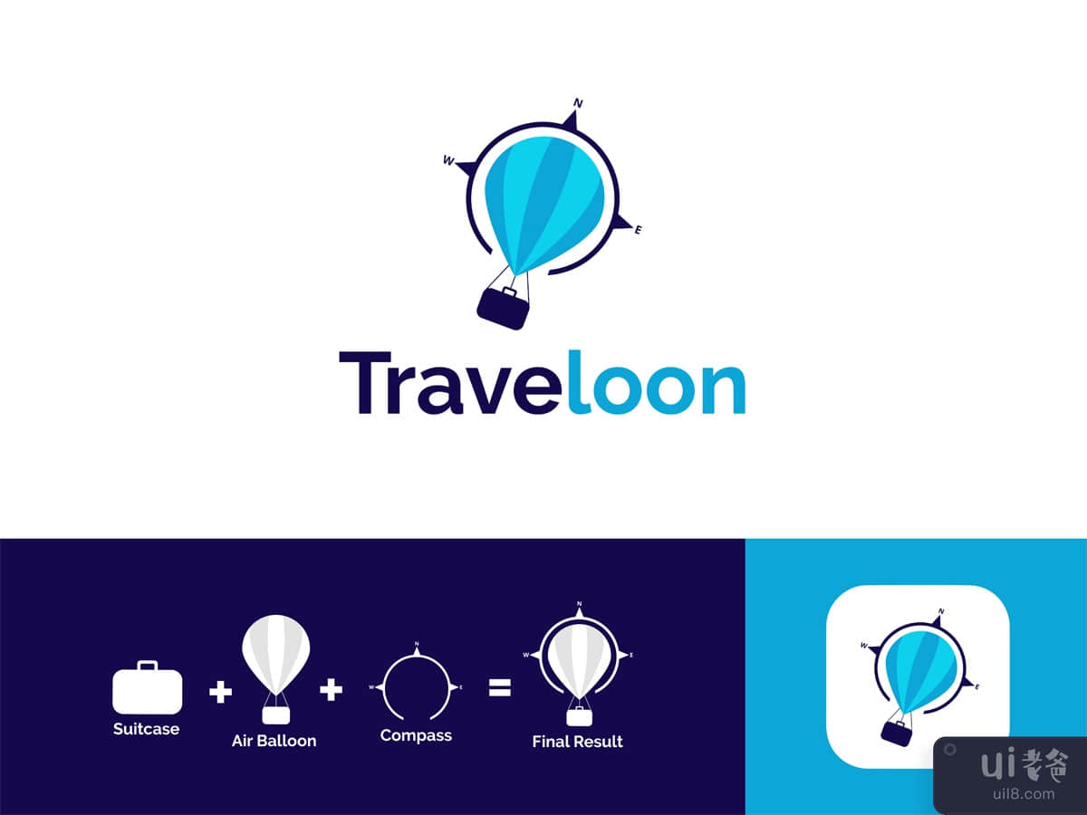 Traveloon | Logo